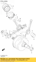 1222840H000A0, Suzuki, bearing,crank t suzuki  vl vz 1500 2009 2010 2015 2016 2017 2018 2019, New