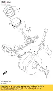 suzuki 1222840H000A0 bearing,crank t - Bottom side