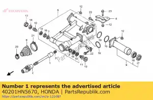 Honda 40201HN5670 pozzo, prop - Il fondo