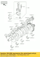 921391110, Kawasaki, bushing,connecting ro kawasaki z  j m a r zr7 s c eversion d zx10r ninja b e f l sugomi edition special version abs zr800 police p zr7s zr750 h z1000 z750 z750s z750r z800 bds dds ads cds bef def z800e 750 1000 800 , New