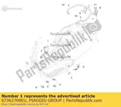 Tutaj możesz zamówić spoiler pok? Adowy od Piaggio Group , z numerem części 67362700EU: