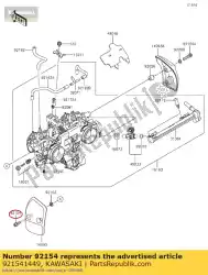 Here you can order the bolt,socket,5x16 from Kawasaki, with part number 921541449: