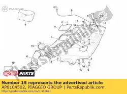 Aquí puede pedir abrazadera de manguera d. 47 de Piaggio Group , con el número de pieza AP8104502: