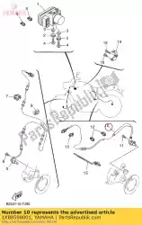 Here you can order the wheel sensor assy, from Yamaha, with part number 1XB8598001: