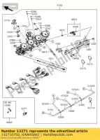 132710792, Kawasaki, plaat zx1000d6f kawasaki gtr tr zx zzr 1000 1400 2006 2007 2008 2009 2010 2011 2012 2013 2014, Nieuw