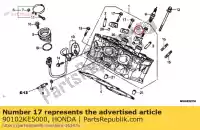 90102KE5000, Honda, bolt, flange, 6x40 honda  cbf nx rvf vfr 250 400 1200 1988 1989 1990 1991 1993 1995 1996 2004 2006 2010 2011 2012 2013 2017, New