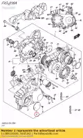 1138810G00, Suzuki, filtre, ceinture coo suzuki  an 400 650 2005 2006 2007 2008 2009 2010 2011 2012 2014 2015 2016 2018, Nouveau