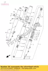 Here you can order the spring, front fork from Yamaha, with part number 1D7231410000: