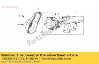 19620GY1900, Honda, shroud comp. honda sa vision  sa50 1 50 , Nieuw