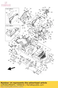 yamaha 23P2842M00P3 capa 1 - Lado inferior