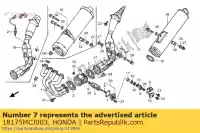 18175MCJ003, Honda, uszczelka, pokrywa honda cbr 900 2000 2001 2002 2003, Nowy