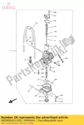 Tutaj możesz zamówić ? Ruba z ? Bem p? Askim (686) od Yamaha , z numerem części 985800401200: