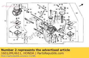 honda 16012ML4611 geen beschrijving beschikbaar - Onderkant