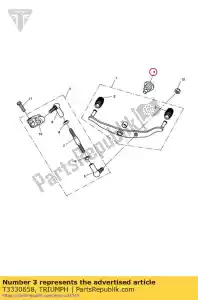 triumph T3330658 perno shld m10 x 1,25 s / s - Lado inferior