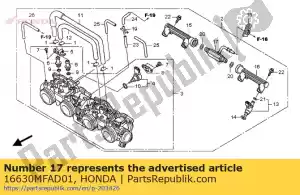 Honda 16630MFAD01 wspólny komp., paliwo - Dół