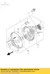 Aquí puede pedir unidad de lámpara de Suzuki , con el número de pieza 3512119F50:
