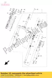 Aquí puede pedir resorte, horquilla delantera de Yamaha , con el número de pieza 1S6F31410000: