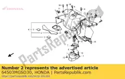 Here you can order the no description available at the moment from Honda, with part number 64503MGSD30: