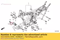 52156353300, Honda, kraag, 6x4 honda  cb crf trx 110 150 250 400 450 500 1995 2000 2001 2002 2003 2004 2005 2006 2007 2008 2009 2010 2011 2012 2013 2014 2018 2019 2020, Nieuw