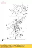 3D8835720000, Yamaha, caso, velocímetro inferior yamaha  xvs 1300 2007 2008 2009 2010 2011 2014 2016 2017, Nuevo