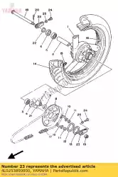 Ici, vous pouvez commander le extracteur, chaîne 2 auprès de Yamaha , avec le numéro de pièce 4L0253890000: