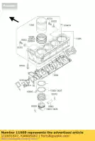 110091847, Kawasaki, uszczelka podstawy cylindra kawasaki gtr  a zzr d gpz ninja r e zx10 tomcat b zl eliminator uni trak f rx zrx c zx1000 zx750 g gpz750r gpz900r 1000gtr gpz1000rx zl1000 zx 10 zz r1100 gpz1100 1100 1000 abs zrx1100 900 750 , Nowy