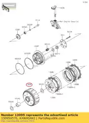 Aqui você pode pedir o carcaça-comp-embreagem klx250sef em Kawasaki , com o número da peça 130950576: