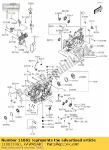 kawasaki 11061Y061 01 uszczelka, obudowa, prawa strona - Dół