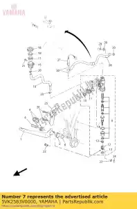 Yamaha 5VK2583V0000 cilindro principale - Il fondo