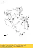 1785144G00, Suzuki, manguera, radiador i suzuki gsr 600 2006 2007 2008 2009 2010, Nuevo