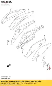suzuki 0913906089 tornillo - Lado inferior