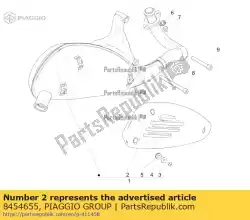 Aquí puede pedir guardia de Piaggio Group , con el número de pieza 8454655: