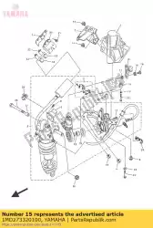 Aqui você pode pedir o suporte em Yamaha , com o número da peça 1MD273320100: