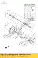 1XDF511H0000, Yamaha, bande de démarrage (double o yamaha  yxc yxe yxm 700 2014 2015 2016 2017 2018 2019 2020 2021, Nouveau