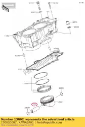 Here you can order the pin-piston er650a6s from Kawasaki, with part number 130020007: