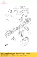 9131L0402500, Yamaha, Tornillo yamaha yp 125 250 400 2006 2007 2010 2011 2012 2013 2014 2015 2016, Nuevo