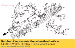 Tutaj możesz zamówić kana?, r powietrze od Honda , z numerem części 64330MBW000:
