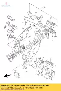 Suzuki 0931908025 arbusto - Lado inferior