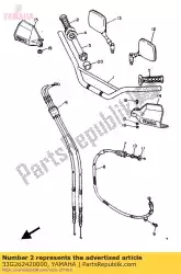 grip (rechts) van Yamaha, met onderdeel nummer 33G262420000, bestel je hier online: