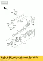 140141073, Kawasaki, pozycja p?yty zr1100-a1 kawasaki voyager zephyr zg 1100 1200 1987 1988 1989 1990 1991 1992 1993 1994 1995 1996, Nowy