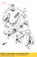 1VJ241611000, Yamaha, embleem 1 yamaha xt xtz tenere 600, Nieuw