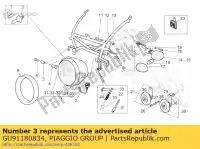 GU91180834, Piaggio Group, spacer moto-guzzi v 1100 2001 2002 2003, New