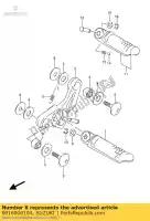 0916008104, Suzuki, rondella suzuki gsx  f fu fu2 gsx600fuu2 600 , Nuovo