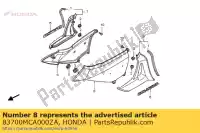 83700MCA000ZA, Honda, hoezen set, l. zijde * nh1z * honda gl goldwing  a gold wing deluxe abs 8a gl1800a gl1800 airbag 1800 , Nieuw