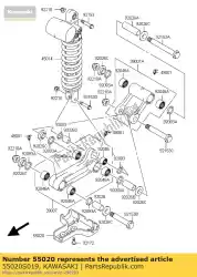 Here you can order the guard from Kawasaki, with part number 55020S019: