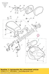 Tutaj możesz zamówić siedzenie kierowcy od Triumph , z numerem części T2301177: