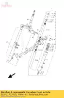 5B2F31703000, Yamaha, cilindro comp garfo dianteiro yamaha vp 250 2015, Novo