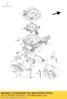 3411139G00, Suzuki, caso inferiore, inferiore suzuki vz 800 2005 2006 2007 2008 2009, Nuovo