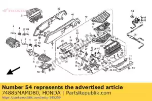 honda 74885MAMD80 pommeau, levier à distance du marchepied - La partie au fond