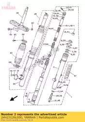 Here you can order the tube, outer 1 from Yamaha, with part number 2HH23126L000: